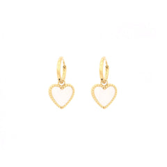 Pendientes Milk Heart