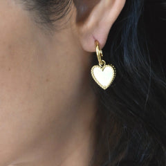 Pendientes Milk Heart