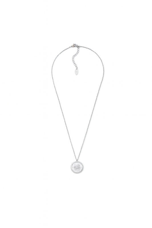 Collar ojo plata