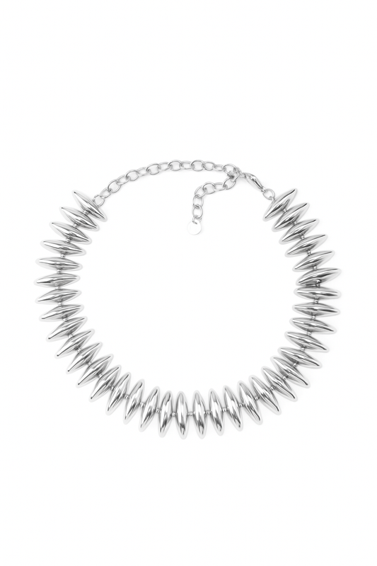 Collar Silver Spike
