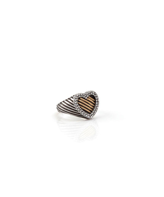 Anillo Heart Rust