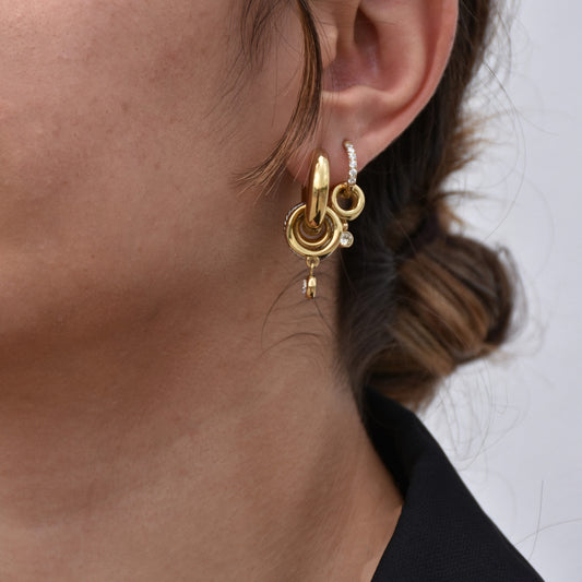 Pendientes Dual Charms