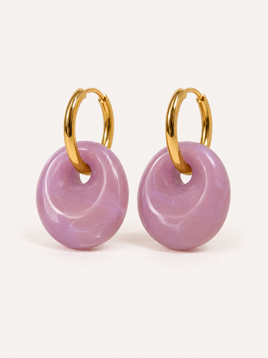 Pendientes Jelly Club Lilac