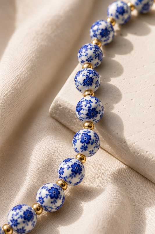 Collar Azure Bloom