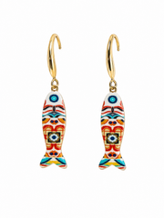 Pendientes Sardine Club Mosaic