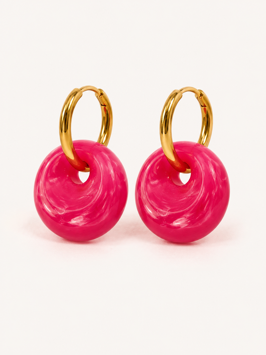 Pendientes Jelly Club Pink