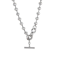 Collar estilo industrial bolas acero 